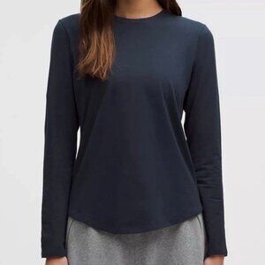 NWT Lululemon Modal Relaxed-Fit Lounge Long Sleeve Size 6 in True Navy